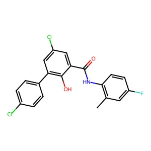Compound C20H14Cl2FNO2 structure