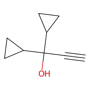 1,1-dicyclopropylprop-2-yn-1-ol structure