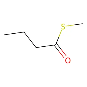 Methyl thiobutyrate structure