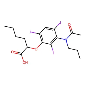 Compound C17H22I3NO4 structure