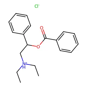 Elucaine hydrochloride structure