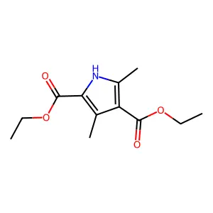 Diethyl 2,4-dimethylpyrrole-3,5-dicarboxylate structure