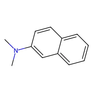 N,N-dimethylnaphthalen-2-amine structure