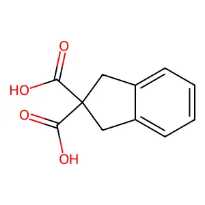 1,3-dihydroindene-2,2-dicarboxylic acid structure