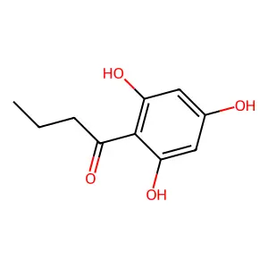 1-(2,4,6-trihydroxyphenyl)butan-1-one structure