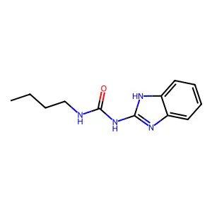 1-(2-Benzimidazolyl)-3-n-butylurea structure