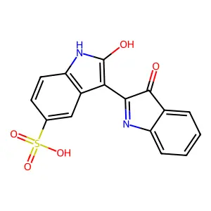 Indirubin-5-sulfonate structure
