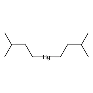Mercury, bis(3-methylbutyl)- structure