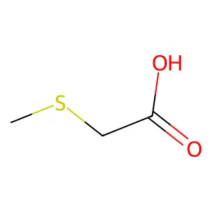 (Methylthio)acetic acid structure