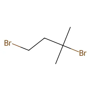1,3-dibromo-3-methylbutane structure