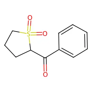 (1,1-dioxothiolan-2-yl)-phenylmethanone structure