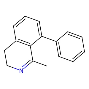 1-methyl-8-phenyl-3,4-dihydroisoquinoline structure