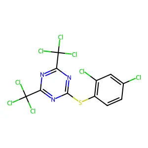 Compound C11H3Cl8N3S structure