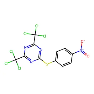 Compound C11H4Cl6N4O2S structure