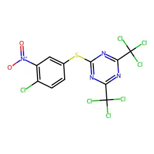 Compound C11H3Cl7N4O2S structure
