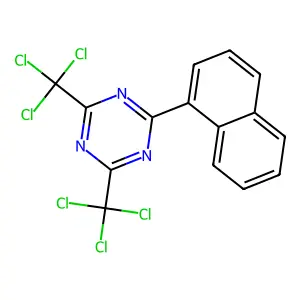 Compound C15H7Cl6N3 structure