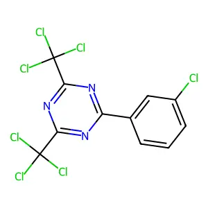 Compound C11H4Cl7N3 structure