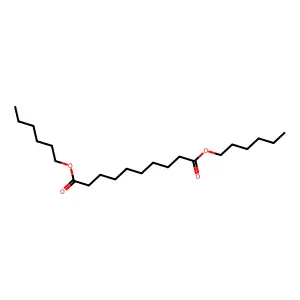 Dihexyl sebacate structure