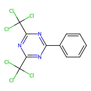 Compound C11H5Cl6N3 structure