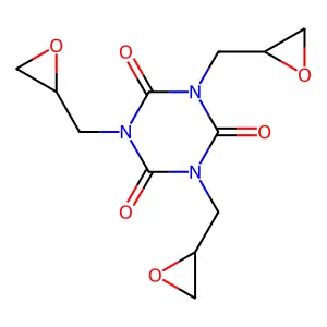 Triglycidyl isocyanurate structure