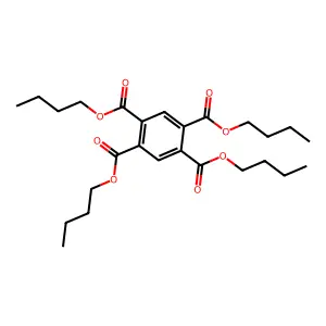 Tetrabutyl benzene-1,2,4,5-tetracarboxylate structure