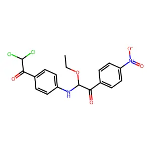 Compound C18H16Cl2N2O5 structure