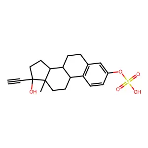 Ethinylestradiol-3-sulfate structure