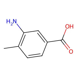 3-Amino-4-methylbenzoic acid structure