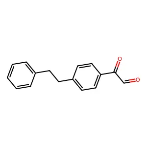 (p-Phenethylphenyl)glyoxal structure