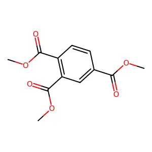 Trimethyl trimellitate structure
