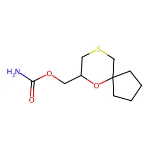 6-oxa-9-thiaspiro[4.5]decan-7-ylmethyl carbamate structure