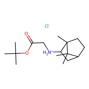 (+-)-endo-N-2-Bornylglycine tert-butyl ester hydrochloride structure