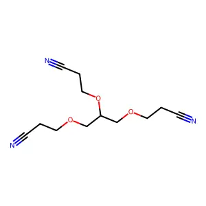 1,2,3-Tris(2-cyanoethoxy)propane structure