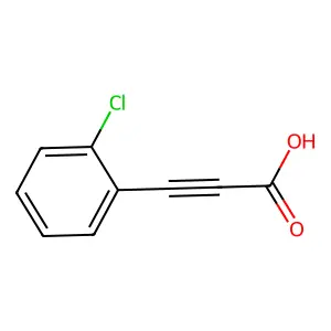 3-(2-CHLOROPHENYL)-2-PROPYNOIC ACID structure
