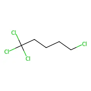 1,1,1,5-Tetrachloropentane structure