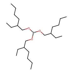 Tris(2-ethylhexyl) borate structure