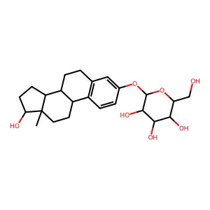 Estradiol-3-glucoside structure