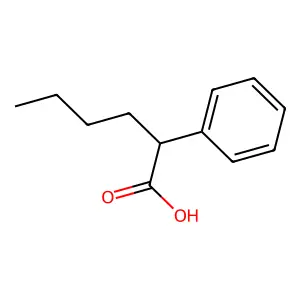 alpha-Butylbenzeneacetic acid structure