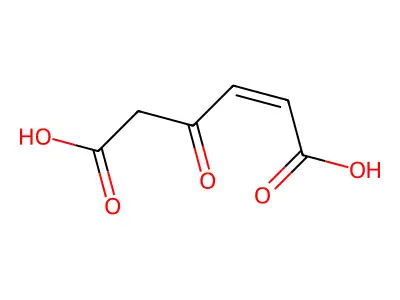 Maleoylacetic acid structure