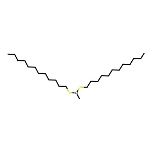 bis(dodecylsulfanyl)-methylarsane structure