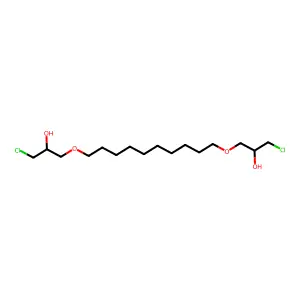 1,1'-(Decamethylenedioxy)bis(3-chloro-2-propanol) structure