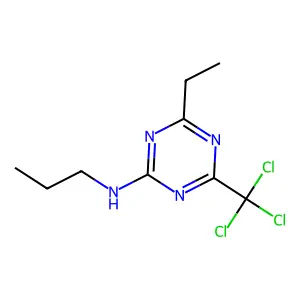 Compound C9H13Cl3N4 structure
