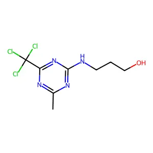 Compound C8H11Cl3N4O structure