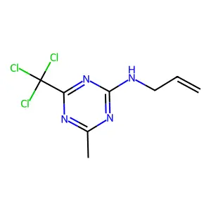 Compound C8H9Cl3N4 structure