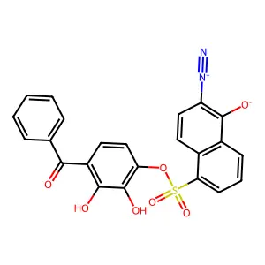 Compound C23H14N2O7S structure