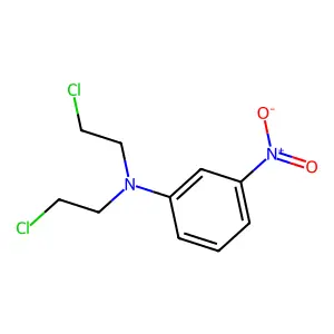 ANILINE, N,N-BIS(2-CHLOROETHYL)-m-NITRO- structure