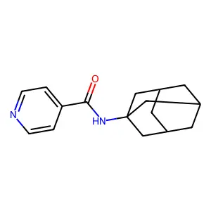 N-(1-Adamantyl)isonicotinamide structure