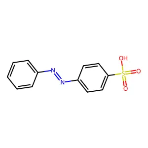 Benzenesulfonic acid, 4-(phenylazo)- structure