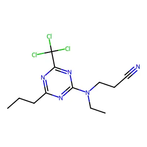 Compound C12H16Cl3N5 structure