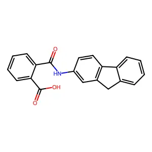 N-(2-Fluorenyl)phthalamic acid structure